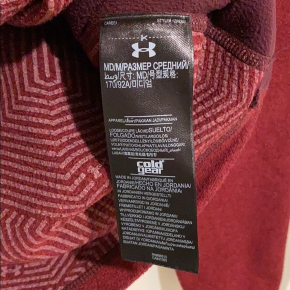 Under Armour ColdGear Fleece® 1/2 Zip Pullover - Picture 9 of 16